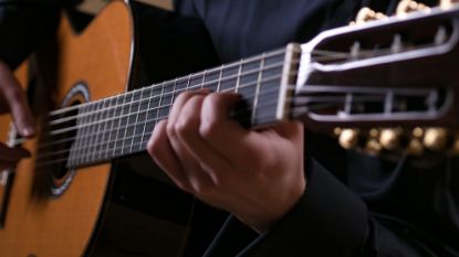 Classical guitarist